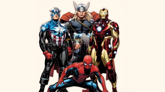 avengers with Spider-Man